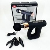 Ударний Перкусійний масажер для тіла та м'язів Масажний пістолет EM HB-007 акумуляторний чорний. Зображення №11 Ударний Перкусійний масажер для тіла та м'язів Масажний пістолет EM HB-007 акумуляторний чорний. Зображення №11