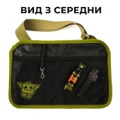 Молодіжна тактична сумка для патчів на плече з 4 кишенями black. Зображення №3