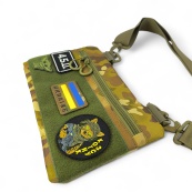 Молодіжна тактична сумка для патчів на плече з 4 кишенями multicam. Зображення №12