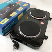 Настільна плита електрична Sea Breeze SB-064 2000 Вт, переносна настільна електроплита. Колір: чорний. Зображення №6