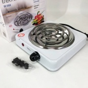 Плита електрична Suntera SP-1910, Міні електроплита, Потужна настільна електроплита. Колір: білий. Зображення №7