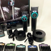 Набір VGR 2 в 1 V-001 V-977 BLACK, акумуляторна машинка для стрижки та триммер. Колір: чорний. Зображення №5