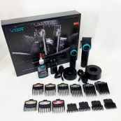 Набір VGR 2 в 1 V-001 V-977 BLACK, акумуляторна машинка для стрижки та триммер. Колір: чорний. Зображення №8