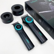 Набір VGR 2 в 1 V-001 V-977 BLACK, акумуляторна машинка для стрижки та триммер. Колір: чорний. Зображення №10