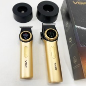 Набір VGR 2 в 1 V-001 V-977 GOLD, акумуляторна машинка для стрижки та триммер. Колір: золотий. Зображення №11