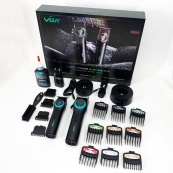 Набір VGR 2 в 1 V-001 V-977 BLACK, акумуляторна машинка для стрижки та триммер. Колір: чорний. Зображення №12