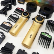 Набір VGR 2 в 1 V-001 V-977 GOLD, акумуляторна машинка для стрижки та триммер. Колір: золотий. Зображення №14