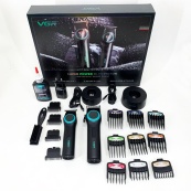 Набір VGR 2 в 1 V-001 V-977 BLACK, акумуляторна машинка для стрижки та триммер. Колір: чорний. Зображення №15