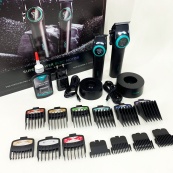 Набір VGR 2 в 1 V-001 V-977 BLACK, акумуляторна машинка для стрижки та триммер. Колір: чорний. Зображення №16