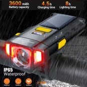 Велофара X17-30W+2LED(red). Зображення №4