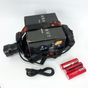 Фонарь налобный X-Balong XQ-218-HP50 аккумуляторный LED zoom с функцией Power Bank 3 режима работы. Изображение №5