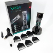 Професійна бездротова машинка для стрижки волосся та бороди VGR V-256, бездротова електробритва. Зображення №7 Професійна бездротова машинка для стрижки волосся та бороди VGR V-256, бездротова електробритва. Зображення №7