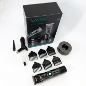 Професійна бездротова машинка для стрижки волосся та бороди VGR V-256, бездротова електробритва. Зображення №11 Професійна бездротова машинка для стрижки волосся та бороди VGR V-256, бездротова електробритва. Зображення №11