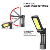 Фонарь WORKLIGHT 2 в 1 5305-COB(WHITE+YELLOW), Мощный фонарь для рыбалки, Мощный фонарь на голову. Изображение №3