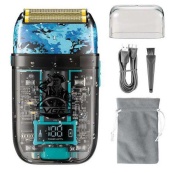 Акумуляторна чоловіча електробритва VGR V-352 для гоління бороди та вусів шейвер для ідеальної гладкості. Зображення №4 Акумуляторна чоловіча електробритва VGR V-352 для гоління бороди та вусів шейвер для ідеальної гладкості. Зображення №4