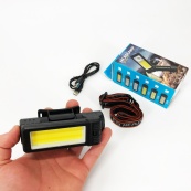 Фонарь WORKLIGHT 2 в 1 5305-COB(WHITE+YELLOW), Мощный фонарь для рыбалки, Мощный фонарь на голову. Изображение №7