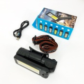 Фонарь WORKLIGHT 2 в 1 5305-COB(WHITE+YELLOW), Мощный фонарь для рыбалки, Мощный фонарь на голову. Изображение №17
