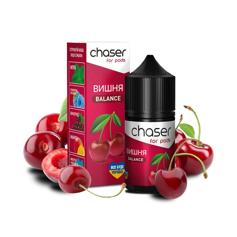 Рідина CHASER 30 мл 50 мг зі смаком Вишня (Cherry)
