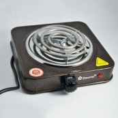 Електроплита спіральна настільна плита Domotec MS-5801 1000 Вт, Переносна компактна електроплита. Зображення №5
