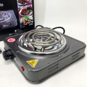 Електроплита спіральна настільна плита Domotec MS-5801 1000 Вт, Переносна компактна електроплита. Зображення №10