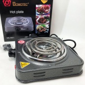 Електроплита спіральна настільна плита Domotec MS-5801 1000 Вт, Переносна компактна електроплита. Зображення №11