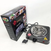 Електроплита спіральна настільна плита Domotec MS-5801 1000 Вт, Переносна компактна електроплита. Зображення №12