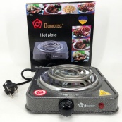 Електроплита спіральна настільна плита Domotec MS-5801 1000 Вт, Переносна компактна електроплита. Зображення №14