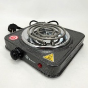 Електроплита спіральна настільна плита Domotec MS-5801 1000 Вт, Переносна компактна електроплита. Зображення №16