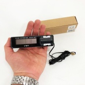 Годинник-термометр VST-7065 зовнішній і внутрішній датчик, Домашня метеостанція з гігрометром, Цифровий годинник. Зображення №13