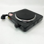 Настольная плита электрическая Sea Breeze SB-061 1000 Вт, переносная компактная электроплита. Цвет: черный. Изображение №4 Настольная плита электрическая Sea Breeze SB-061 1000 Вт, переносная компактная электроплита. Цвет: черный. Изображение №4