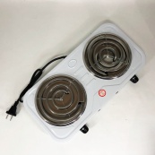 Плита электрическая Suntera DP-1915 2000 Вт, мощная настольная электроплита, плита бытовая. Цвет: белый. Изображение №8