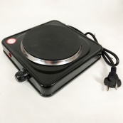 Плита електрична Suntera SP-1920, електроплита для дачі, електроплита 1000 w. Колір: чорний. Зображення №4