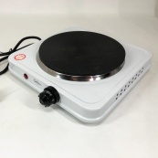 Плита електрична Suntera SP-1930, електроплита 1 комфорка, електроплита кухонная. Колір: білий. Зображення №6