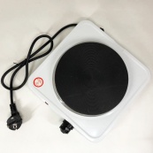 Плита електрична Suntera SP-1930, електроплита 1 комфорка, електроплита кухонная. Колір: білий. Зображення №7