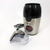 Кавомолка SATORI SG-2510-SL, електрична кавомолка подрібнювач, кавомолка потужна, подрібнювач зерен. Зображення №5