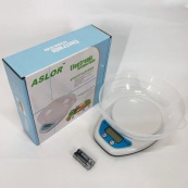 Ваги кухонні з чашею QZ-129A 5кг, електронні ваги для продуктів, ваги для зважування продуктів. Зображення №6