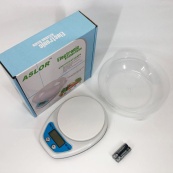 Ваги кухонні з чашею QZ-129A 5кг, електронні ваги для продуктів, ваги для зважування продуктів. Зображення №8