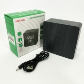 Електронний годинник з термометром та функцією активація за звуком VST-872-6, Настільний годинник з підсвічуванням. Зображення №5