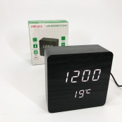 Електронний годинник з термометром та функцією активація за звуком VST-872-6, Настільний годинник з підсвічуванням. Зображення №9