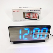 Годинник електронний з дзеркальним дисплеєм VST-888-5, Годинник електронний настільний світ.. Зображення №9