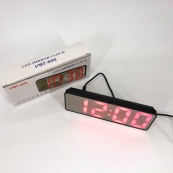 Електронний настільний LED годинник від USB VST-898-1 з будильником і термометром, Настільний LED Лід годинник. Зображення №8 Електронний настільний LED годинник від USB VST-898-1 з будильником і термометром, Настільний LED Лід годинник. Зображення №8