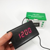 Годинник настільний VST-864 з червоним підсвічуванням, Світлодіодний настільний дорожній електронний годинник. Зображення №2