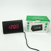 Годинник настільний VST-864 з червоним підсвічуванням, Світлодіодний настільний дорожній електронний годинник. Зображення №3