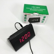 Годинник настільний VST-864 з червоним підсвічуванням, Світлодіодний настільний дорожній електронний годинник. Зображення №4