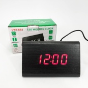 Годинник настільний VST-864 з червоним підсвічуванням, Світлодіодний настільний дорожній електронний годинник. Зображення №8