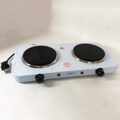 Настільна плита електрична Sea Breeze SB-063, подвійна електроплита, двокомфорочна. Колір: білий. Зображення №10