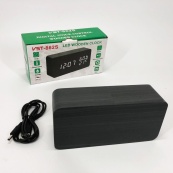 Електронні настільні годинники VST-862S-6 чорні з білим підсвічуванням, з датчиками температури та вологості. Зображення №8