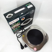 Плита електрична Rainberg RB-009 одноконфоркова настільна електроплита на одну конфорку з нержавіючої сталі. Зображення №2