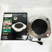 Плита електрична Rainberg RB-009 одноконфоркова настільна електроплита на одну конфорку з нержавіючої сталі. Зображення №6