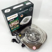 Електроплита Rainberg RB-010 спіральна, плита електрична настільна Рейнберг 1 конфорка 2000 Вт. Зображення №4 Електроплита Rainberg RB-010 спіральна, плита електрична настільна Рейнберг 1 конфорка 2000 Вт. Зображення №4